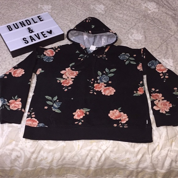 Vans Tops - Vans Floral Hoodie